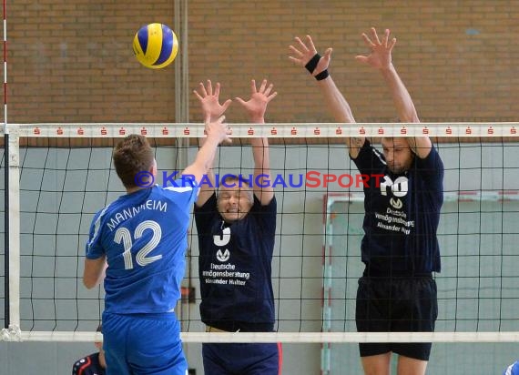 Volleyball Herren Verbandsliga SG Sinsheim/Waibstadt/Helmstadt gegen VSG Mannheim-2 (© Siegfried Lörz)