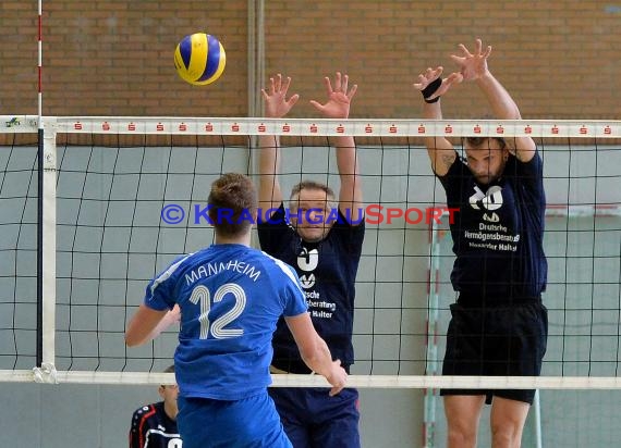 Volleyball Herren Verbandsliga SG Sinsheim/Waibstadt/Helmstadt gegen VSG Mannheim-2 (© Siegfried Lörz)