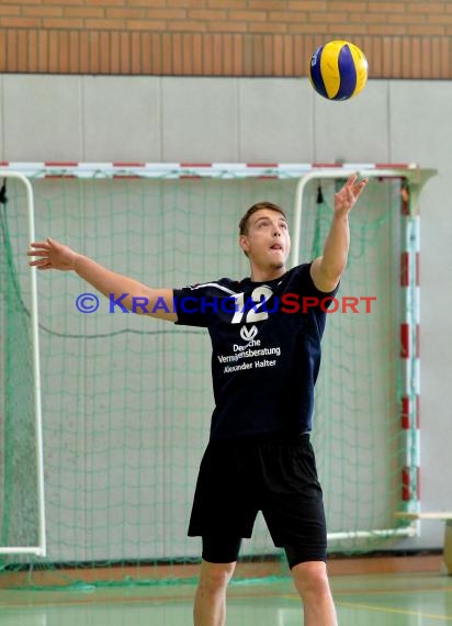 Volleyball Herren Verbandsliga SG Sinsheim/Waibstadt/Helmstadt gegen VSG Mannheim-2 (© Siegfried Lörz)