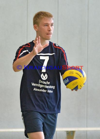 Volleyball Herren Verbandsliga SG Sinsheim/Waibstadt/Helmstadt gegen VSG Mannheim-2 (© Siegfried Lörz)