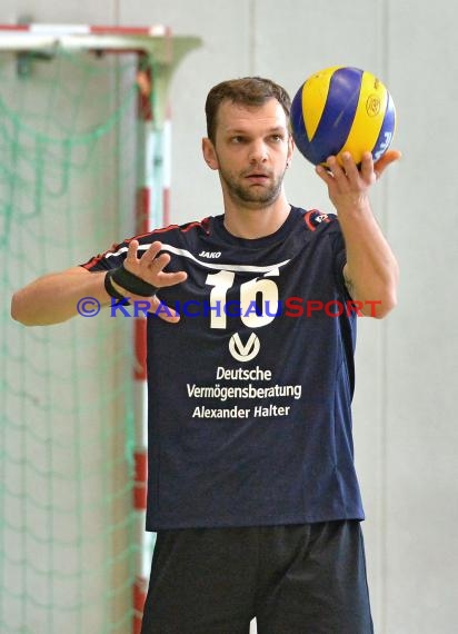 Volleyball Herren Verbandsliga SG Sinsheim/Waibstadt/Helmstadt gegen VSG Mannheim-2 (© Siegfried Lörz)