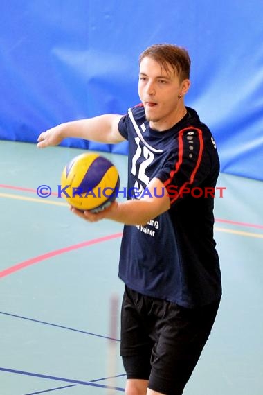 Volleyball Herren Verbandsliga SG Sinsheim/Waibstadt/Helmstadt gegen VSG Mannheim-2 (© Siegfried Lörz)