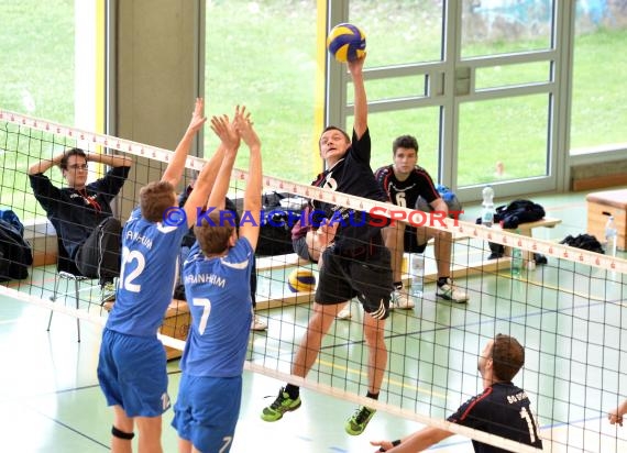 Volleyball Herren Verbandsliga SG Sinsheim/Waibstadt/Helmstadt gegen VSG Mannheim-2 (© Siegfried Lörz)