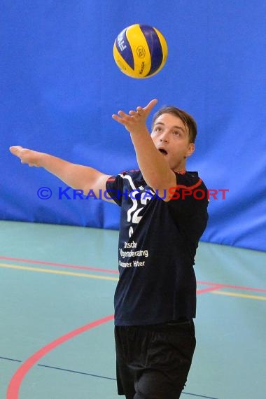 Volleyball Herren Verbandsliga SG Sinsheim/Waibstadt/Helmstadt gegen VSG Mannheim-2 (© Siegfried Lörz)