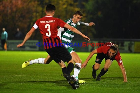 Verbandsliga Nordbaden 20/21 FC Zuzenhausen vs SpVgg Neckarelz (© Siegfried Lörz)