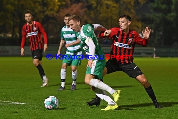 Verbandsliga Nordbaden 20/21 FC Zuzenhausen vs SpVgg Neckarelz (© Siegfried Lörz)