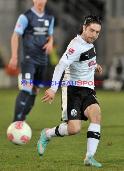 25. Spieltag 2.Bundesliga SV Sandhausen gegen TSV 1860 München 08.03.2013 (© Siegfried Lörz)