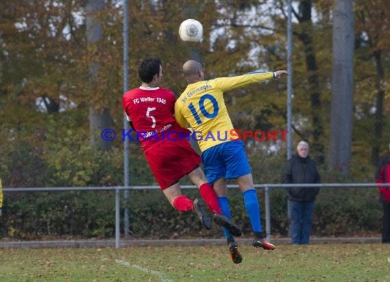 Kreisklasse B1 Sinsheim FC Weiler vs SV Gemmingen 13.11.2016 (© Siegfried Lörz)