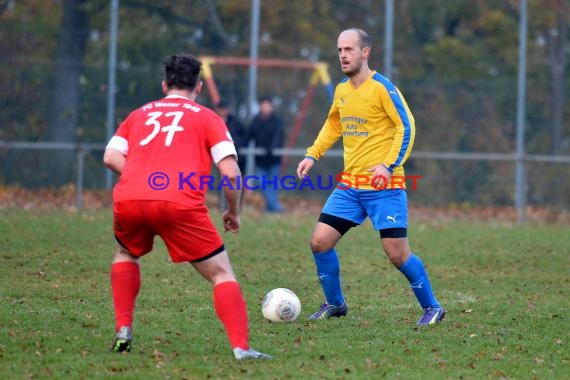 Kreisklasse B1 Sinsheim FC Weiler vs SV Gemmingen 13.11.2016 (© Siegfried Lörz)