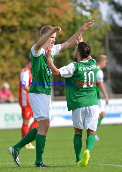 FC Zuzenhausen gegen FC St. Ilgen 28.09.2014 Landesliga Rhein-Neckar (© Siegfried)