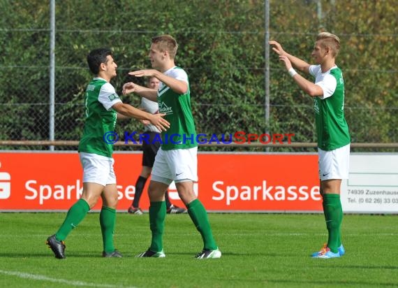 FC Zuzenhausen gegen FC St. Ilgen 28.09.2014 Landesliga Rhein-Neckar (© Siegfried)