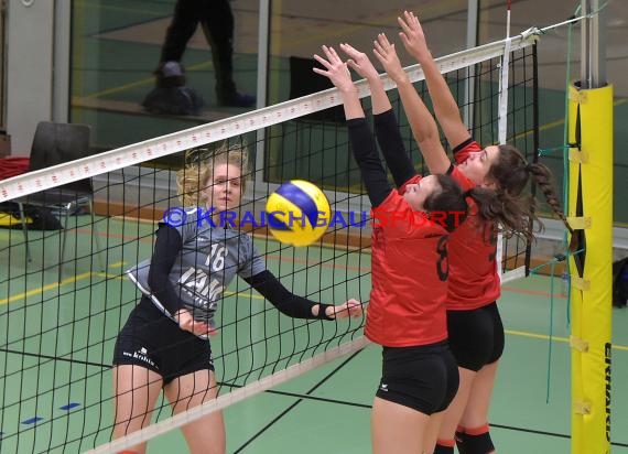 Volleyball Damen Oberliga SV Sinsheim-2 vs SSC Karlsruhe (© Siegfried Lörz)