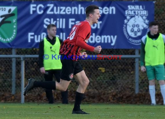 19/20 Verbandsliga Nordbaden FC Zuzenhausen vs SpVgg Neckarelz (© Siegfried Lörz)