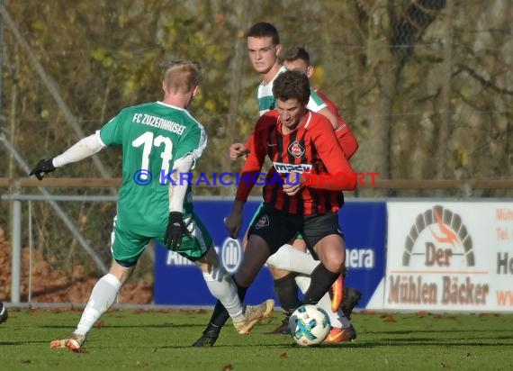 19/20 Verbandsliga Nordbaden FC Zuzenhausen vs SpVgg Neckarelz (© Siegfried Lörz)