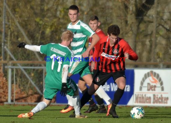 19/20 Verbandsliga Nordbaden FC Zuzenhausen vs SpVgg Neckarelz (© Siegfried Lörz)