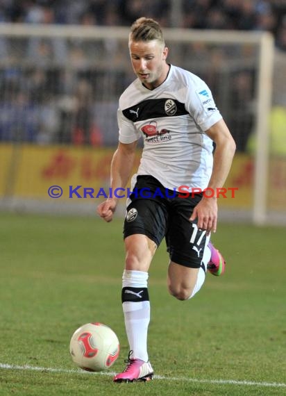 25. Spieltag 2.Bundesliga SV Sandhausen gegen TSV 1860 München 08.03.2013 (© Siegfried Lörz)