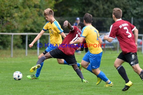 Kreisklasse B1 Sinsheim SV Hilsbach vs SV Gemmingen 01.10.2016 (© Siegfried)