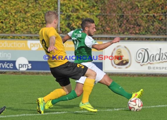 Landesliga Rhein Neckar FC Zuzenhausen gegen DJK/FC Ziegelhausen/Peterstal 12.10.2014 (© Siegfried)