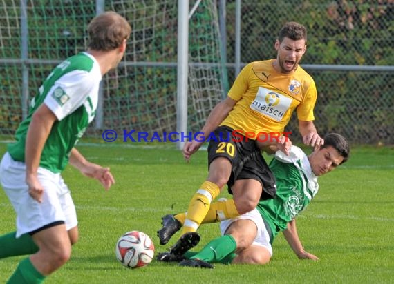 Landesliga Rhein Neckar FC Zuzenhausen gegen DJK/FC Ziegelhausen/Peterstal 12.10.2014 (© Siegfried)