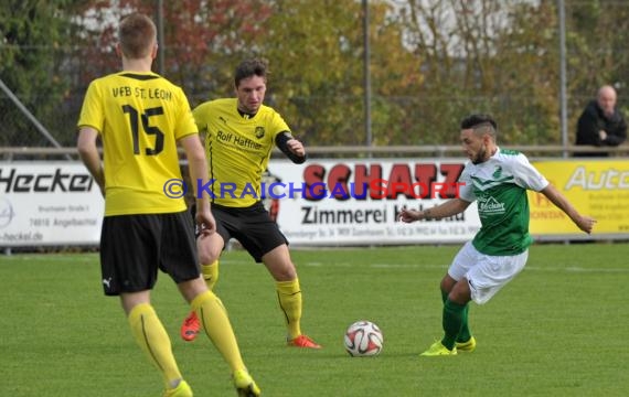 Landesliga Rhein Neckar FC Zuzenhausen gegen VfB St. Leon 25.10.2014 (© Siegfried)