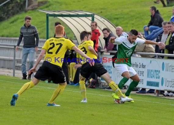 Landesliga Rhein Neckar FC Zuzenhausen gegen VfB St. Leon 25.10.2014 (© Siegfried)