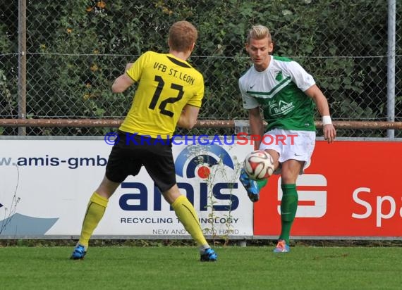 Landesliga Rhein Neckar FC Zuzenhausen gegen VfB St. Leon 25.10.2014 (© Siegfried)