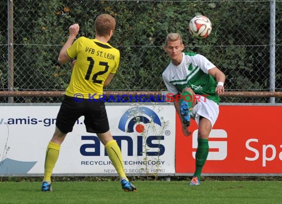 Landesliga Rhein Neckar FC Zuzenhausen gegen VfB St. Leon 25.10.2014 (© Siegfried)