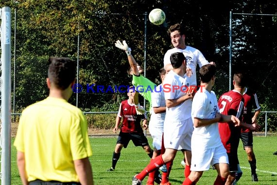 Kreisklasse B1 Sinsheim FC Weiler vs FC Berwangen 28.08.2016 (© Siegfried Lörz)