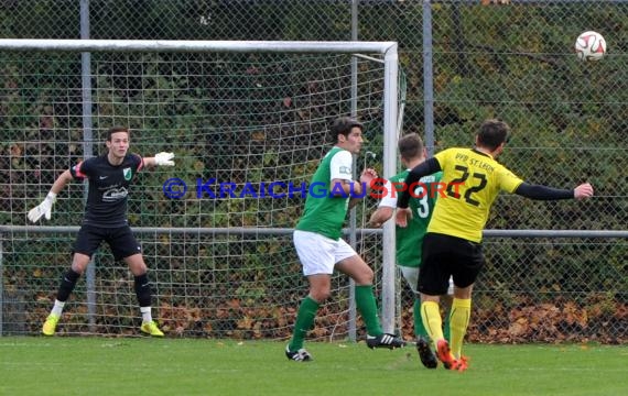 Landesliga Rhein Neckar FC Zuzenhausen gegen VfB St. Leon 25.10.2014 (© Siegfried)