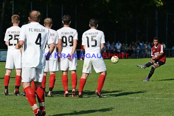 Kreisklasse B1 Sinsheim FC Weiler vs FC Berwangen 28.08.2016 (© Siegfried Lörz)