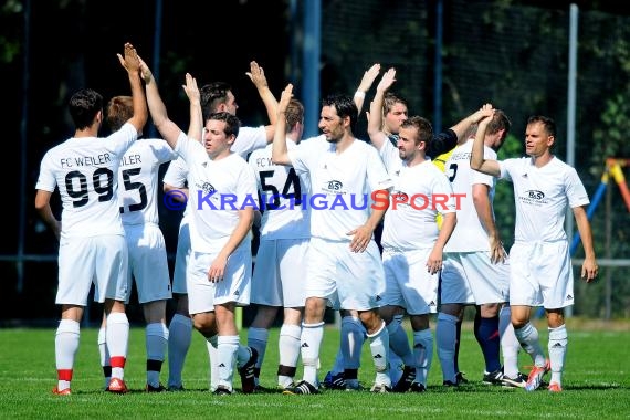 Kreisklasse B1 Sinsheim FC Weiler vs FC Berwangen 28.08.2016 (© Siegfried Lörz)