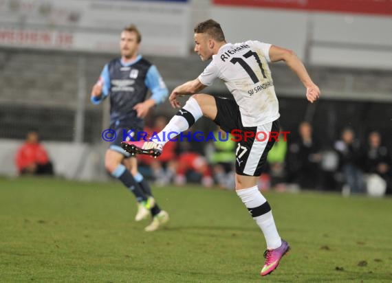 25. Spieltag 2.Bundesliga SV Sandhausen gegen TSV 1860 München 08.03.2013 (© Siegfried Lörz)