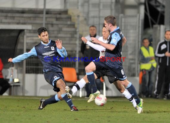 25. Spieltag 2.Bundesliga SV Sandhausen gegen TSV 1860 München 08.03.2013 (© Siegfried Lörz)