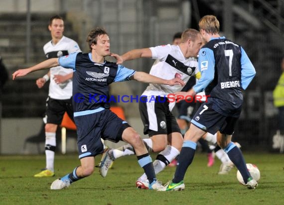 25. Spieltag 2.Bundesliga SV Sandhausen gegen TSV 1860 München 08.03.2013 (© Siegfried Lörz)