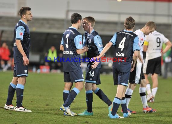 25. Spieltag 2.Bundesliga SV Sandhausen gegen TSV 1860 München 08.03.2013 (© Siegfried Lörz)