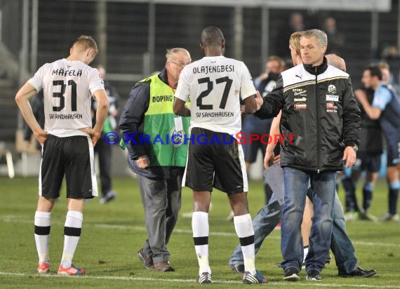 25. Spieltag 2.Bundesliga SV Sandhausen gegen TSV 1860 München 08.03.2013 (© Siegfried Lörz)