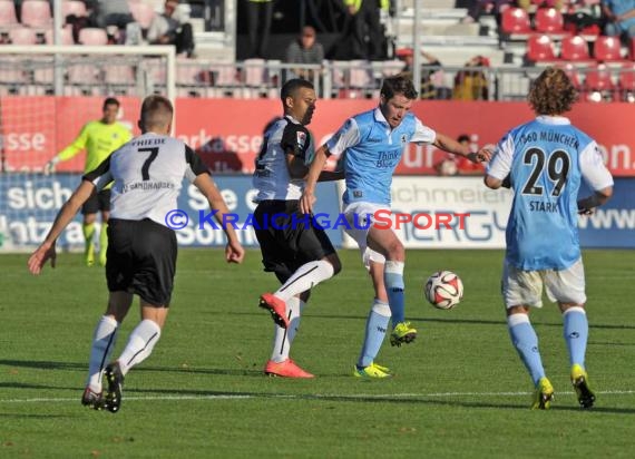 2. Bundesliga SV Sandhausen - TSV 1860 München Hardtwaldstadion Sandhausen 23.09.2014 (© Siegfried Lörz)