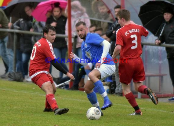 2018/19 Kreisklasse A Sinsheim - FC Weiler vs SV Adelshofen (© Siegfried Lörz)