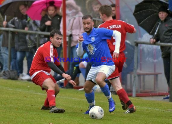 2018/19 Kreisklasse A Sinsheim - FC Weiler vs SV Adelshofen (© Siegfried Lörz)