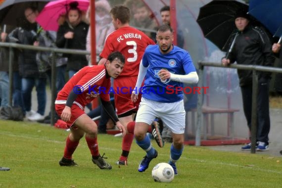 2018/19 Kreisklasse A Sinsheim - FC Weiler vs SV Adelshofen (© Siegfried Lörz)