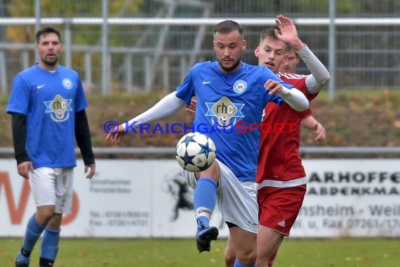 2018/19 Kreisklasse A Sinsheim - FC Weiler vs SV Adelshofen (© Siegfried Lörz)