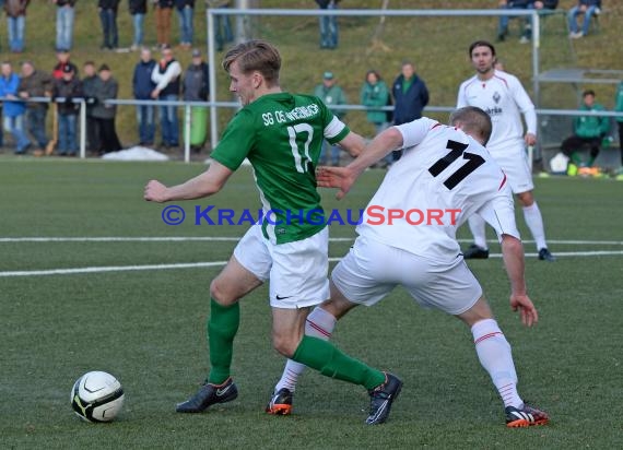 VfB Eppingen gegen SG 05 Wiesenbach 28.02.2015 Landesliga Rhein Neckar  (© Siegfried)