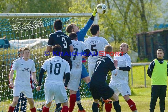 Kreisklasse B1 Sinsheim Spiel TSV Zaisenhausen vs FC Weiler 24.04.2016 (© Siegfried Lörz)