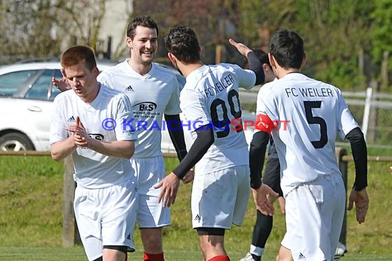 Kreisklasse B1 Sinsheim Spiel TSV Zaisenhausen vs FC Weiler 24.04.2016 (© Siegfried Lörz)