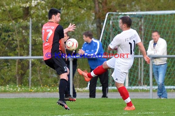 Sinsheim Kreisklasse B1 FC Weiler gegen TSV Ittlingen 21.04-2016 (© Siegfried Lörz)