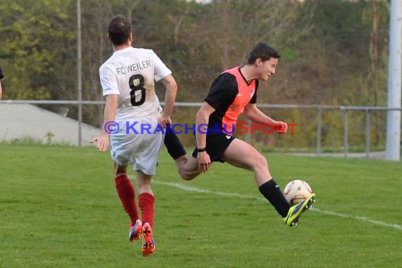 Sinsheim Kreisklasse B1 FC Weiler gegen TSV Ittlingen 21.04-2016 (© Siegfried Lörz)