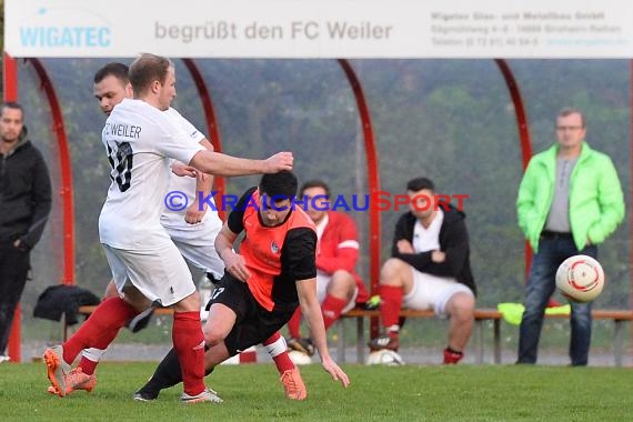 Sinsheim Kreisklasse B1 FC Weiler gegen TSV Ittlingen 21.04-2016 (© Siegfried Lörz)