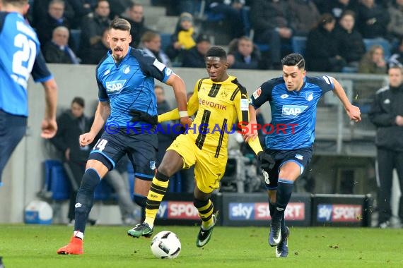 1. BL - 16/17 - TSG 1899 Hoffenheim vs. Bor. Dortmund (© Kraichgausport / Loerz)