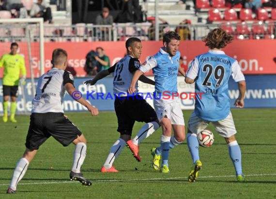 2. Bundesliga SV Sandhausen - TSV 1860 München Hardtwaldstadion Sandhausen 23.09.2014 (© Siegfried Lörz)