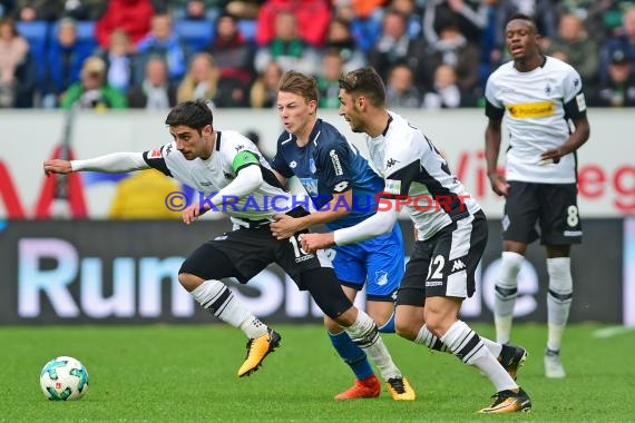 1. BL - 17/18 - TSG 1899 Hoffenheim vs. Bor. Moenchengladbach (© Kraichgausport / Loerz)